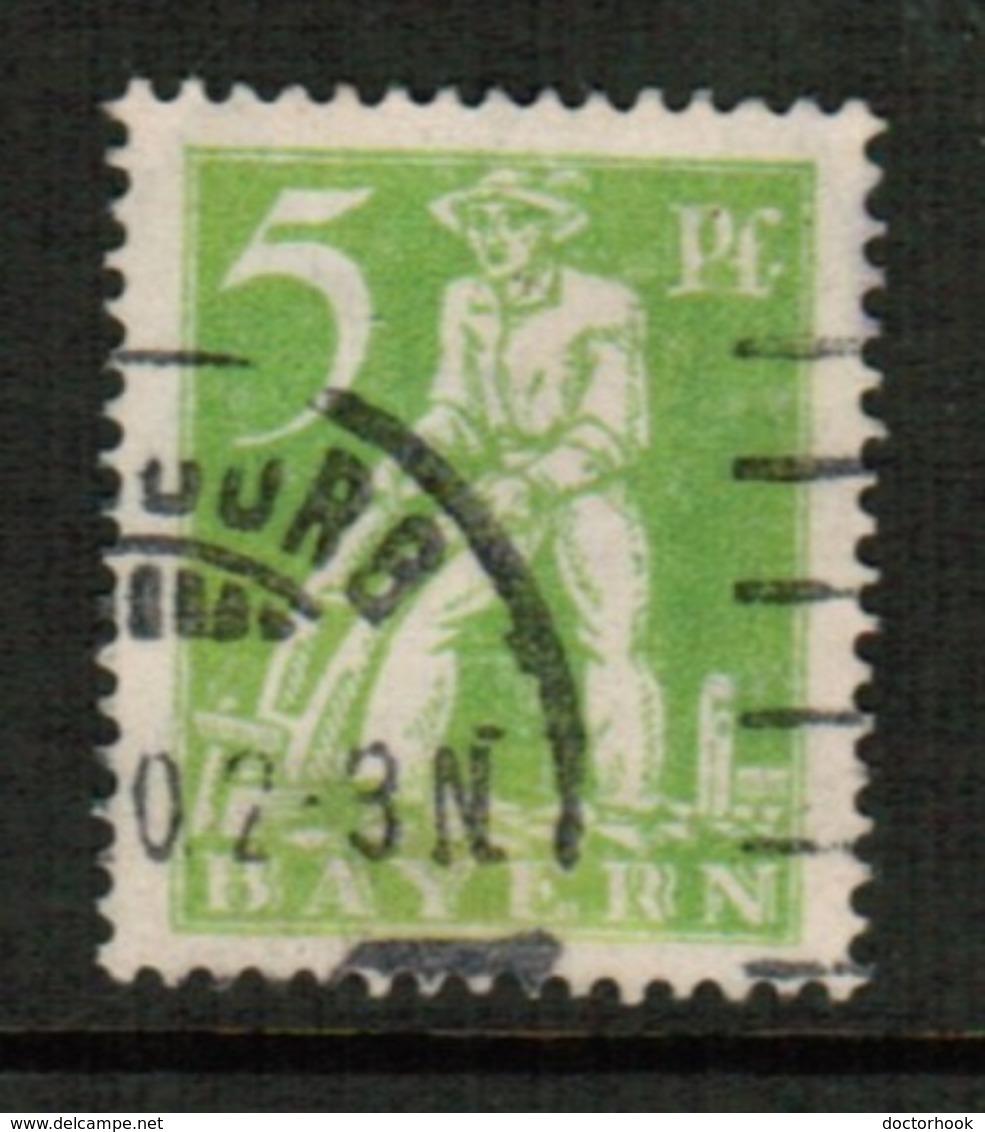 BAVARIA  Scott # 238 VF USED (Stamp Scan # 541) - Used