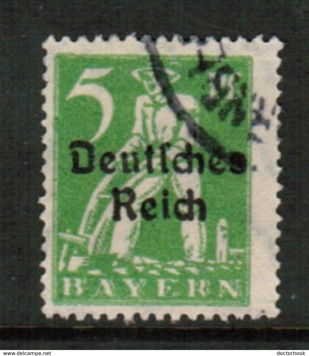 BAVARIA  Scott # 256 VF USED (Stamp Scan # 541) - Used Stamps