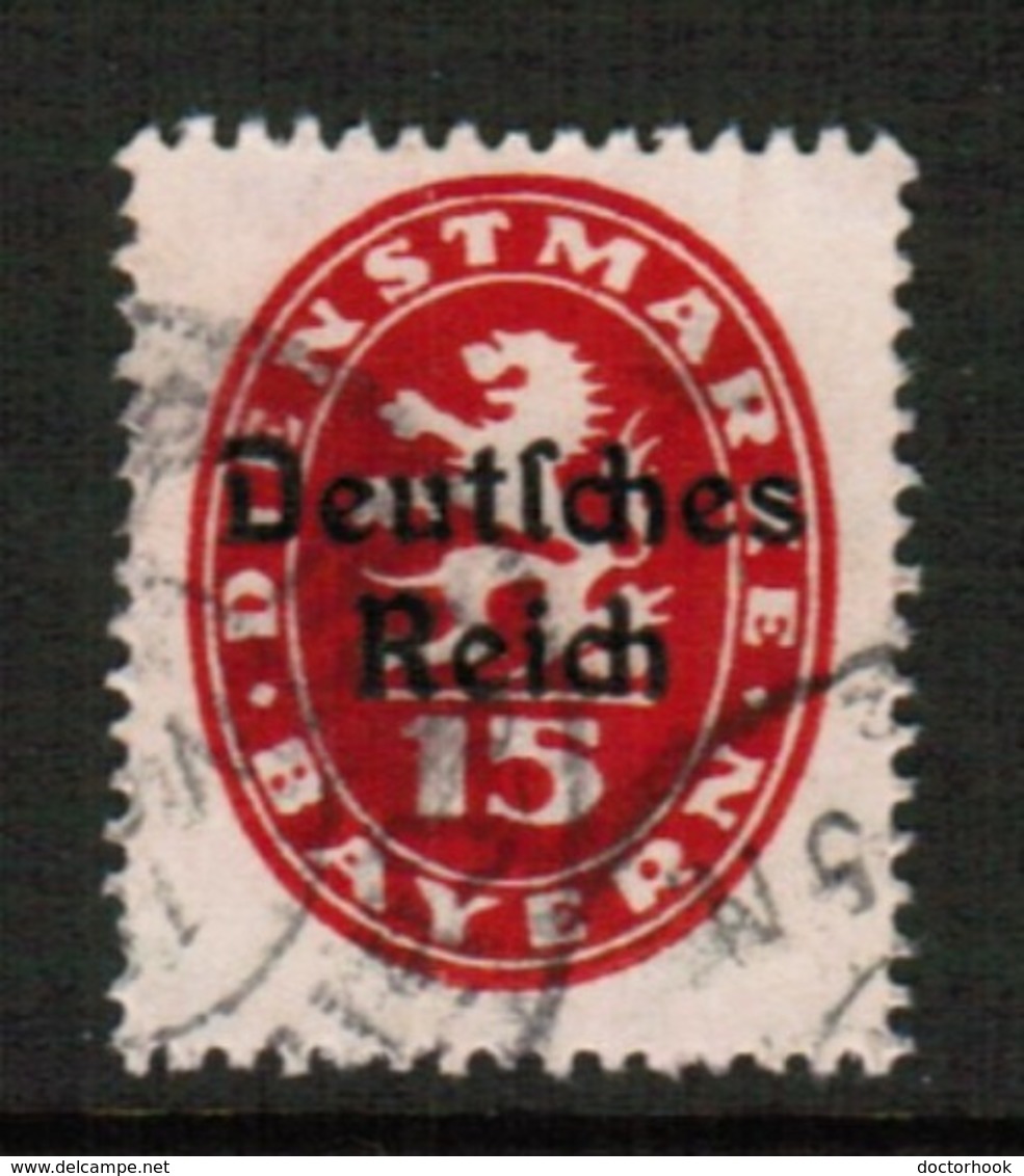 BAVARIA  Scott # O 54 VF USED (Stamp Scan # 541) - Officials