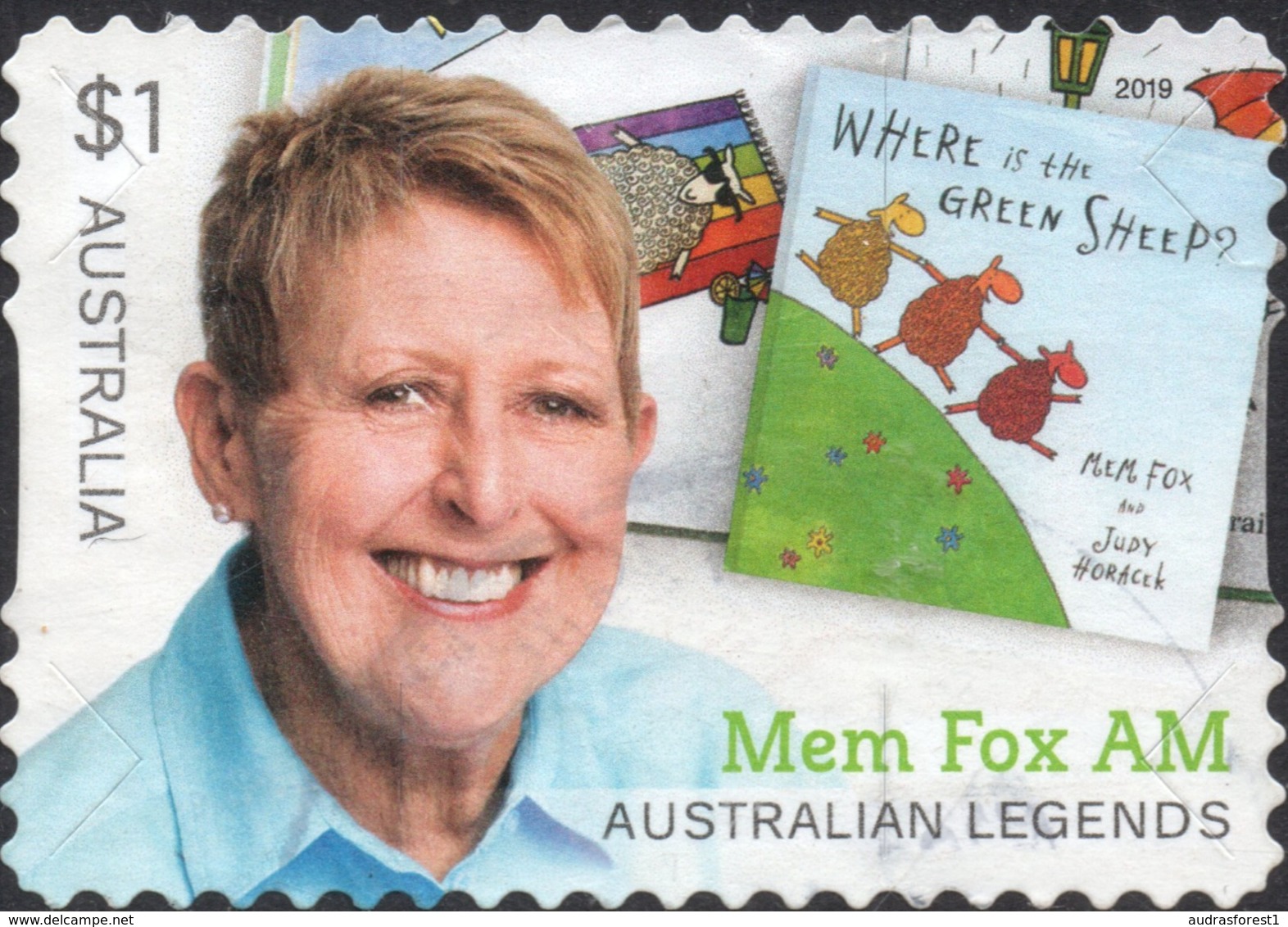 2019 AUSTRALIA LEGEND - Mem Fox AM VERY FINE POSTALLY USED $1 BOOKLET Stamp - Used Stamps