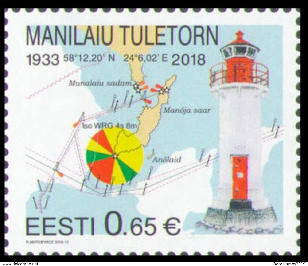 2018	Estonia 	923 Lighthouses - Estonia