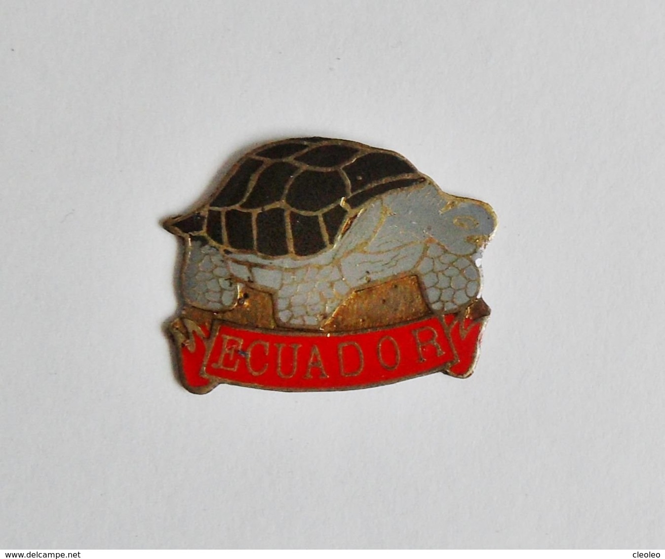 Pin's Tortue Ecuador Equateur  - ANIMAUX - Animales