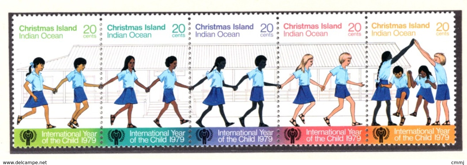 YEAR INTERN. OF CHILD - CHRISTMAS ISLAND - Mi. Nr. 110/114  - NH - (6532-30.) - Christmas Island