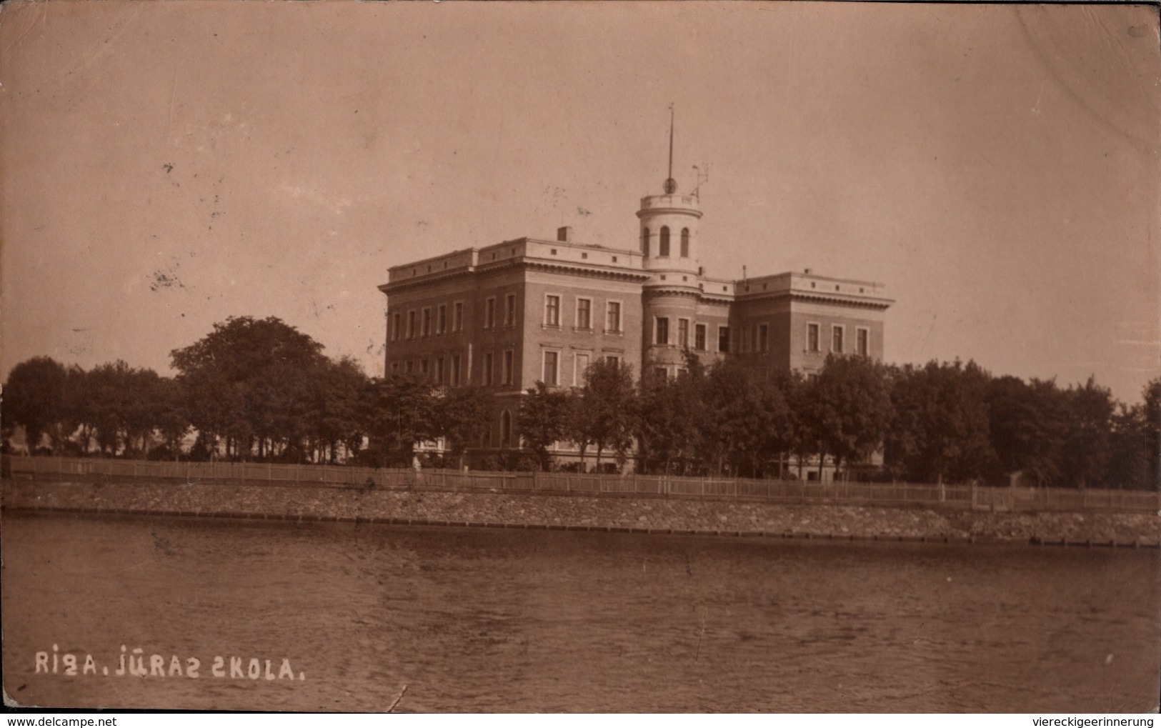 ! Alte Fotokarte, Photo, Riga, Juras Skola, Lettland, 1927, Latvia - Lettland