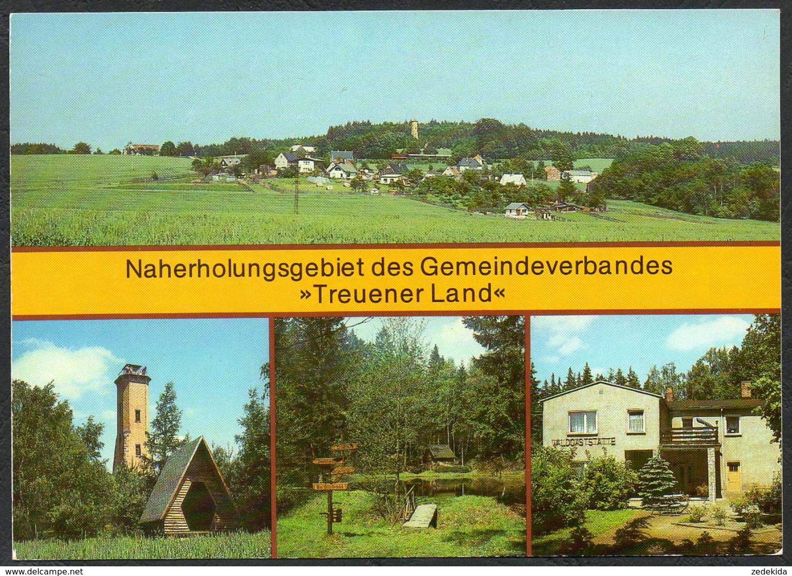 C8645 - TOP Treuen OT Perlas Turm OT Buch Waldgaststätte - Bild Und Heimat Reichenbach - Auerbach (Vogtland)