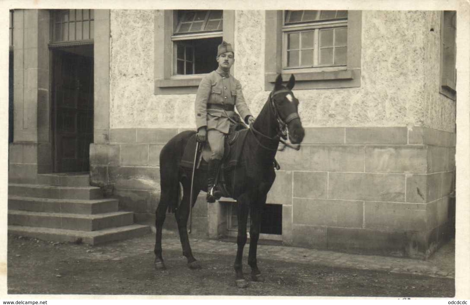 Carte Photo Cavalier Militaire RV - Fotografia