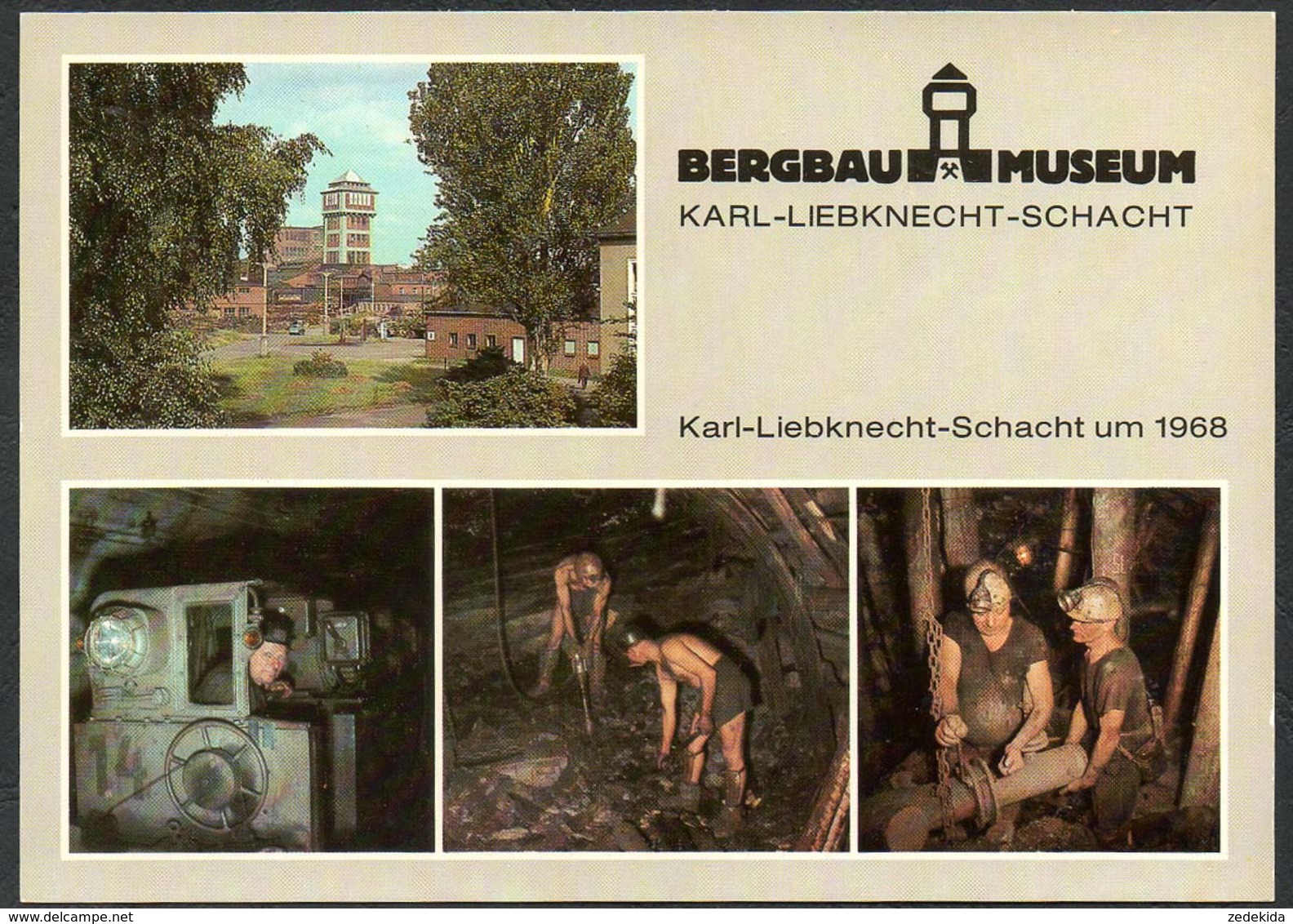 C8654 - TOP Oelsnitz Bergbaumuseum Karl Liebknecht Schacht - Bild Und Heimat Reichenbach - Oelsnitz I. Erzgeb.