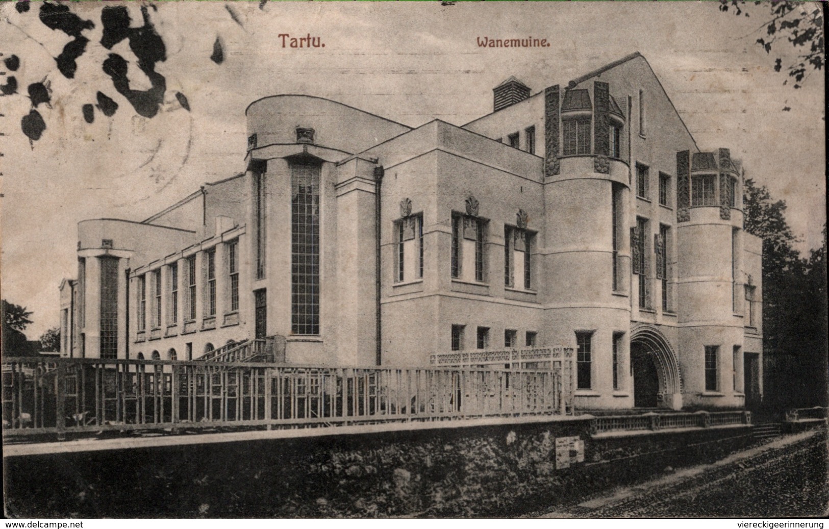 ! Alte Ansichtskarte,  Tartu, Wanemuine, Architektur, Architecture, Estland, Eesti, 1916 - Estland