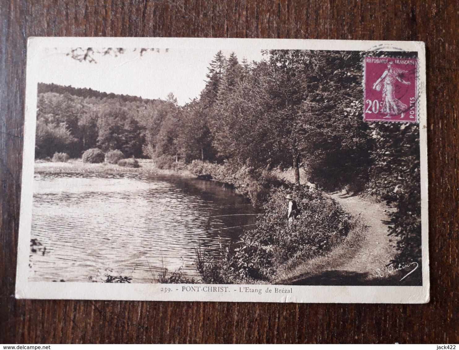 L22/734 PONT-CHRIST - L'Etang De Brézal - La Roche-Maurice