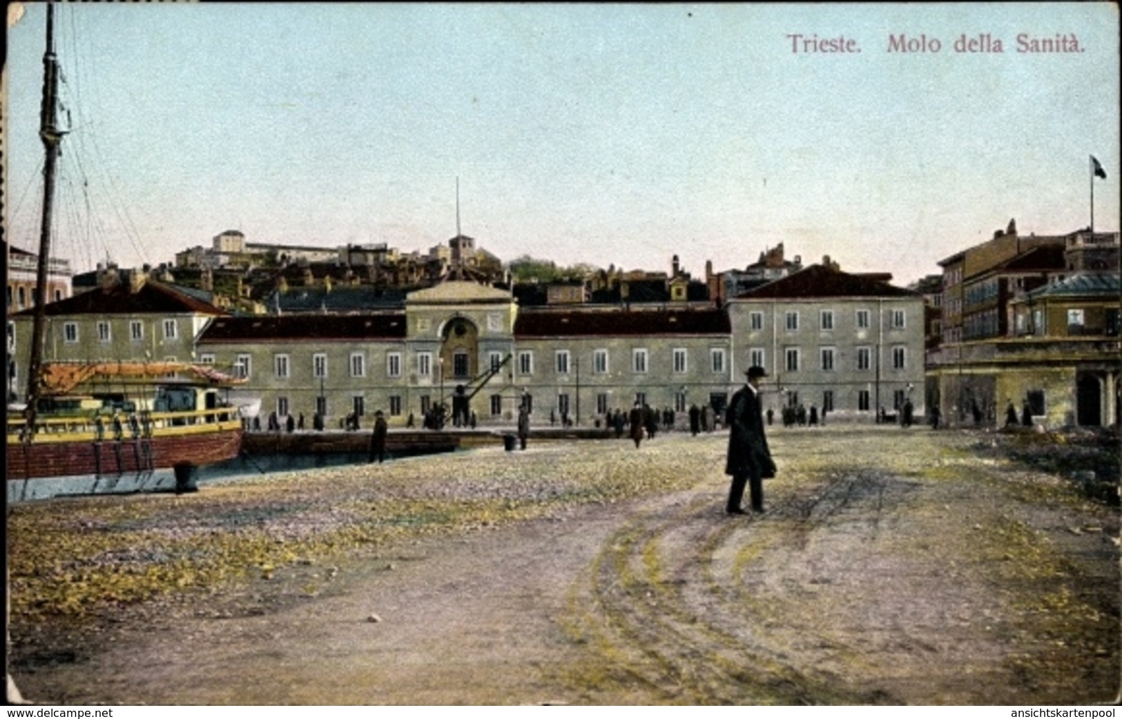 Cp Triest Trieste Friuli Venezia Giulia, Molo Della Sanita - Sonstige & Ohne Zuordnung