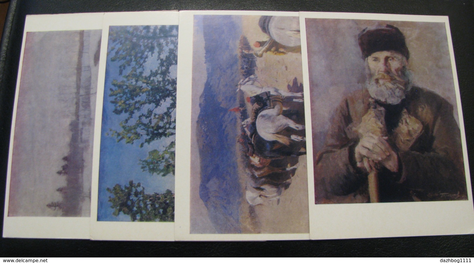 USSR Soviet Russia Unused Postcard Clean Set Of Postcards Far Eastern Art Museum 13 Pieces 1976 - Paintings