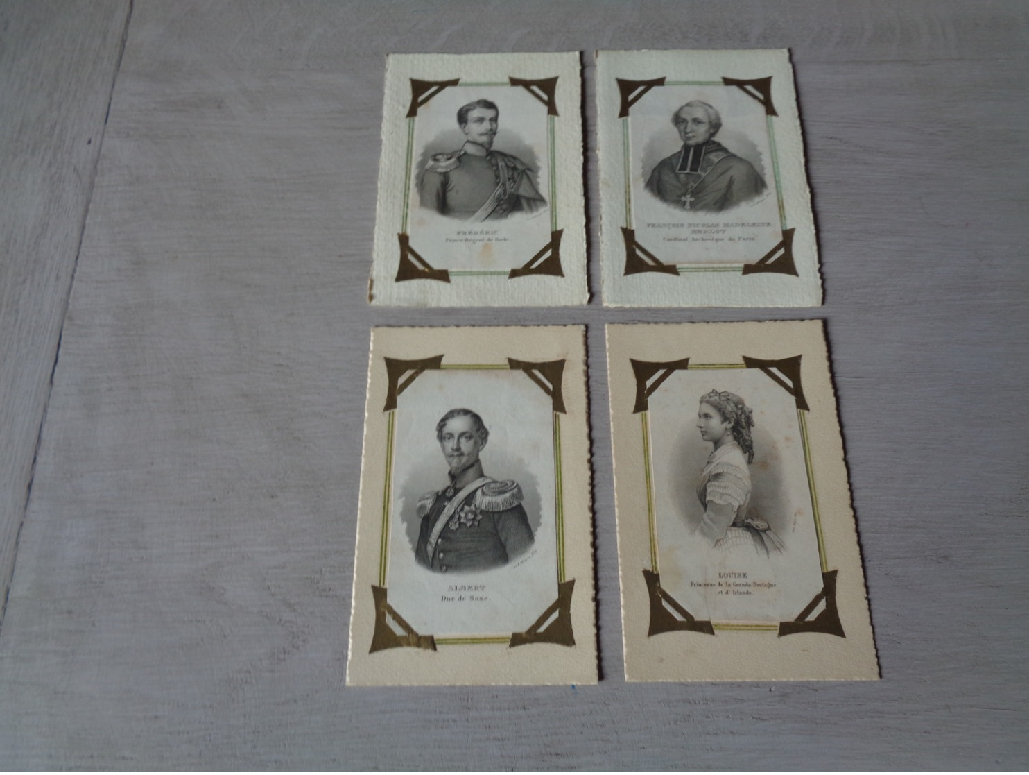 Beau Lot De 20 Cartes Postales De Famille Royale Avec Fravure Attaché Sur La Carte ( Rosmaster 1830 , Mayer , Volkert ) - 5 - 99 Cartes