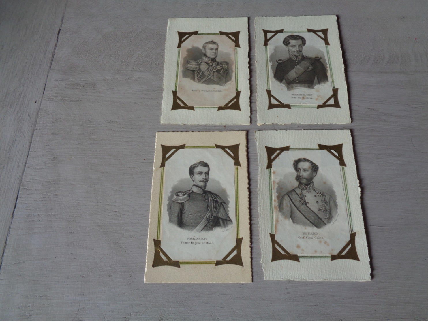 Beau Lot De 20 Cartes Postales De Famille Royale Avec Fravure Attaché Sur La Carte ( Rosmaster 1830 , Mayer , Volkert ) - 5 - 99 Cartes