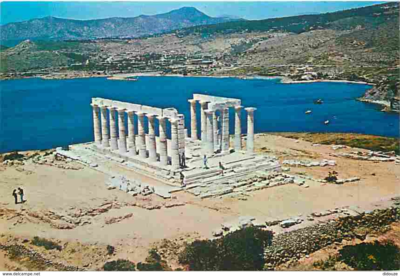 Grèce - Cap Sounion - Temple De Poseidon - Carte Vierge - Voir Scans Recto-Verso - Grecia