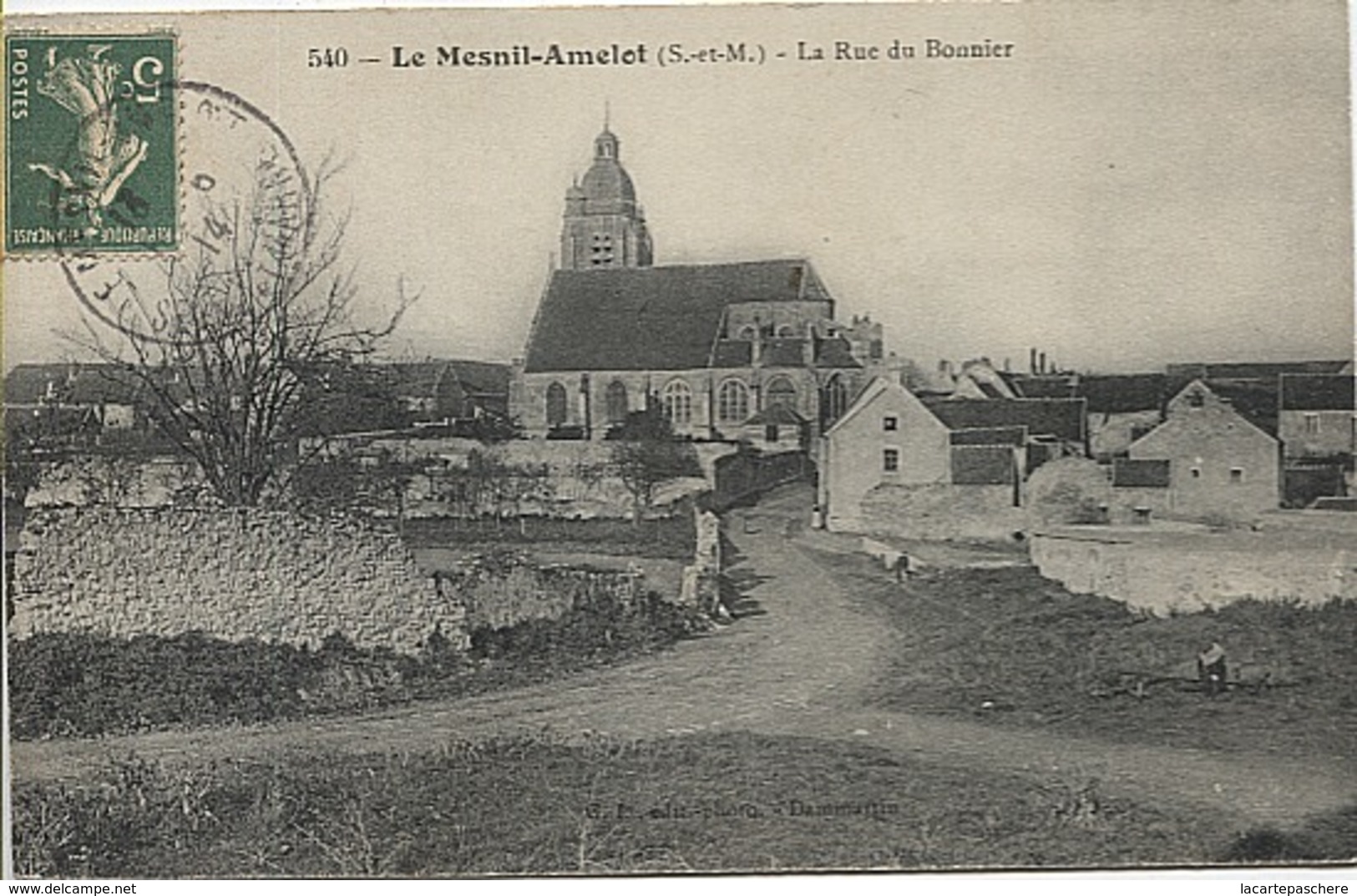 X120384 SEINE ET MARNE LE MESNIL AMELOT LA RUE DU BONNIER - Sonstige & Ohne Zuordnung