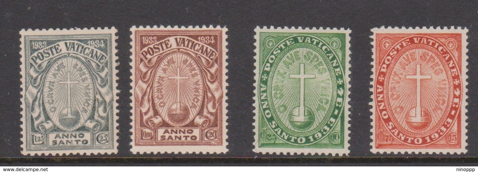 Vatican City S 15-18 1933 Holy Year.mint Never Hinged - Used Stamps