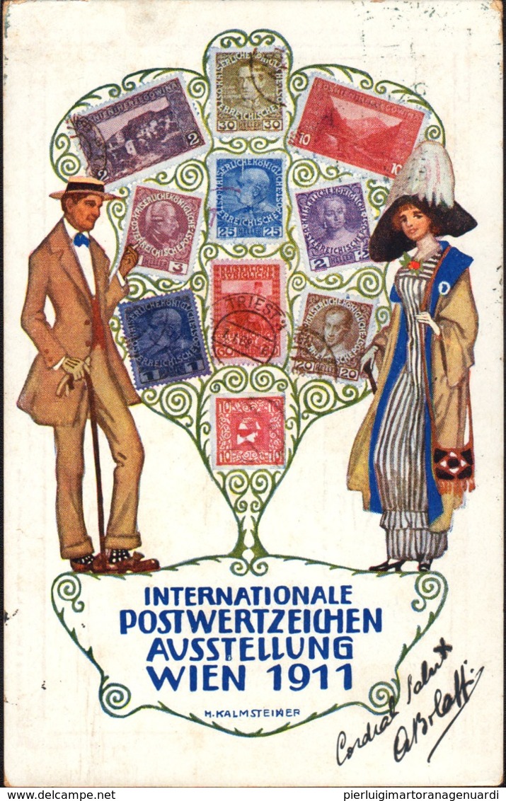 18212 - Vienna - Internationale Postwertzeichen Aussetellung Wien 1911 R - Altri & Non Classificati