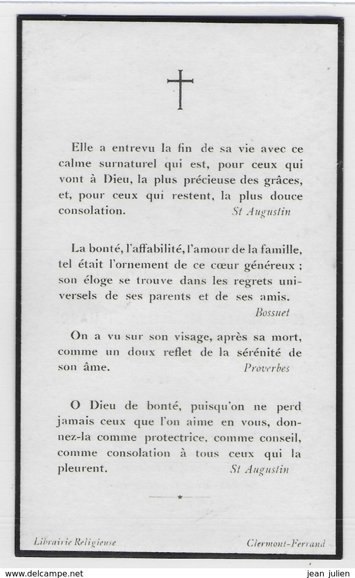 INFIRMIERE à LOURDES - " Souvenez Vous ... " - Madeleine GILHARDI - 1935 - Obituary Notices