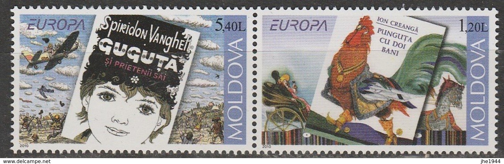 Moldavie Europa 2010 N° 615/ 616 ** Livres Enfants - 2010