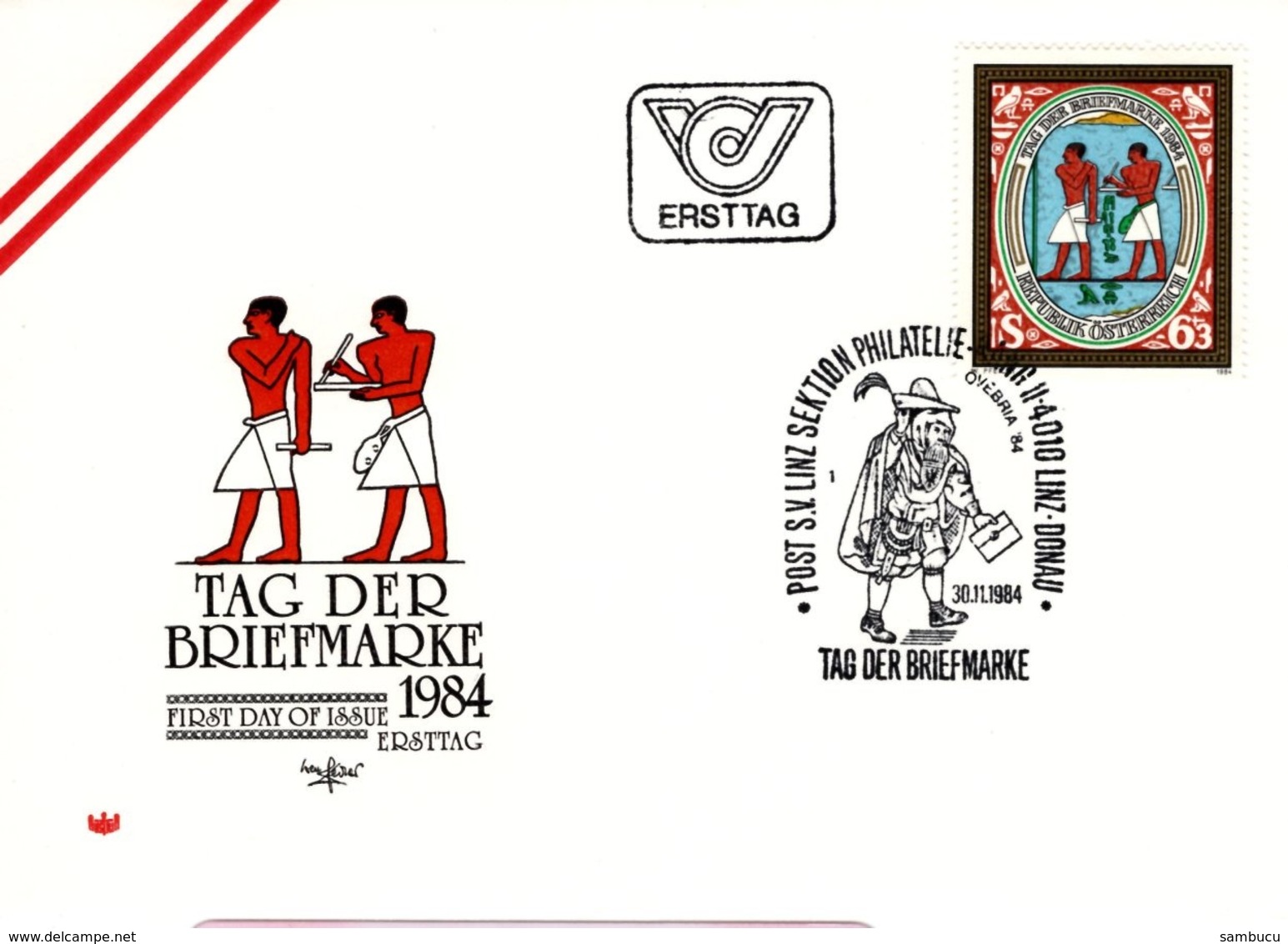 FDC - Tag Der Briefmarke 4010 Linz 1984 Ersttag - FDC