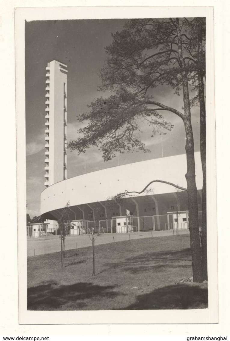 Postcard Finland Helsinki Helsingfors Stadion Olympic Stadium Unposted - Finlande