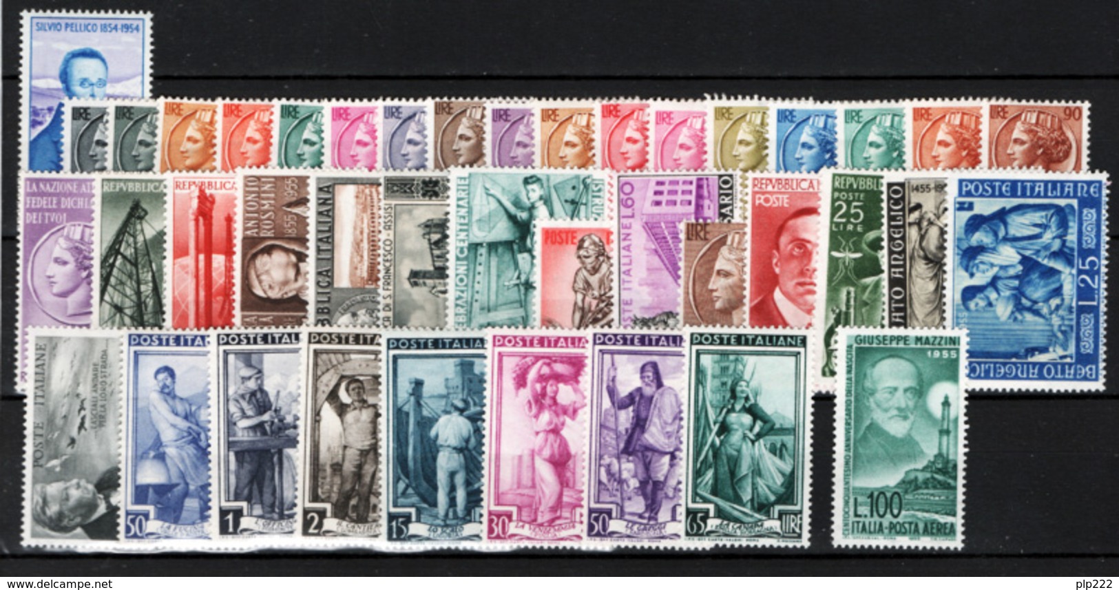 Italia Repubblica 1955 Annata Completa/Complete Year MNH/** VF - Annate Complete