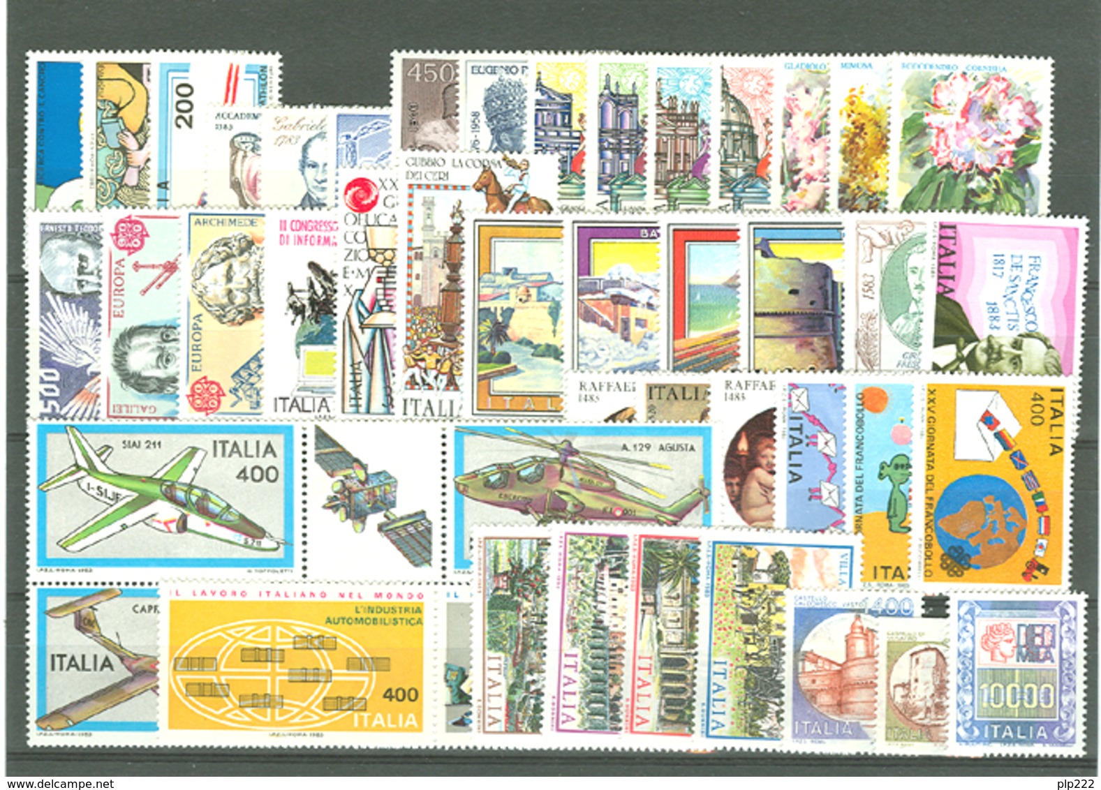 Italia Repubblica Collezione Completa 1981/90  MNH/** VF - Verzamelingen