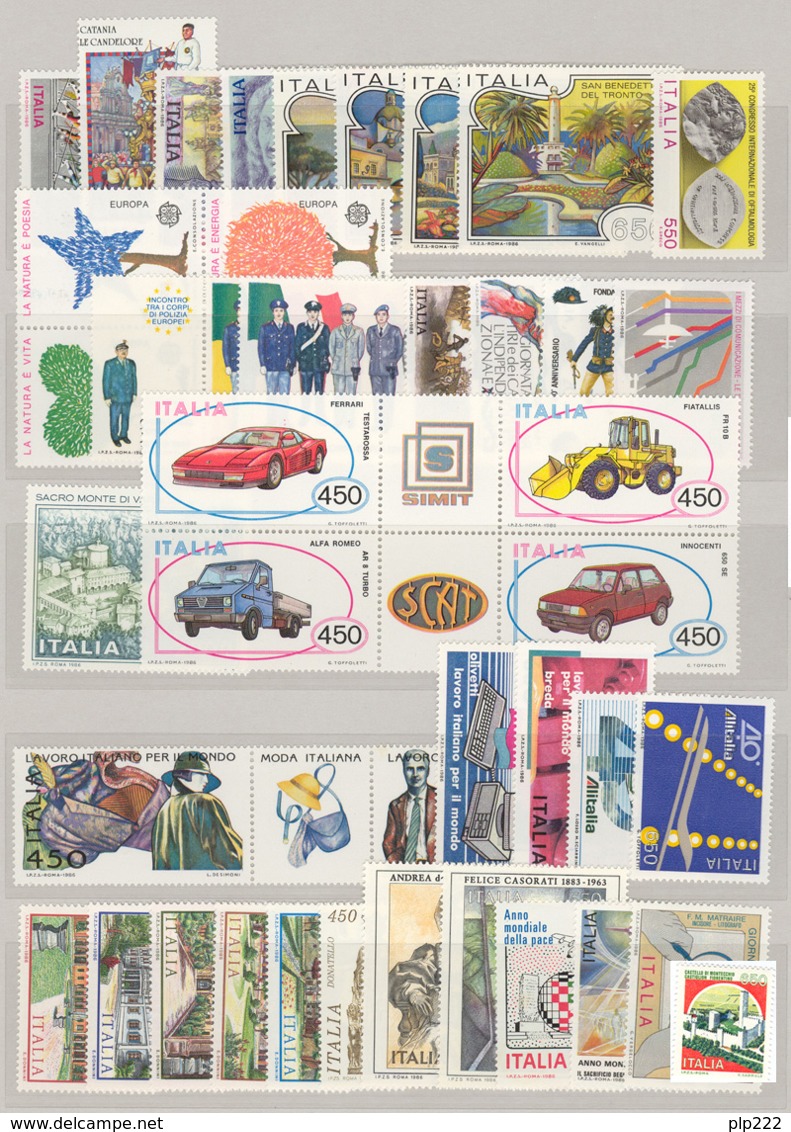 Italia Repubblica Collezione completa 1981/90  MNH/** VF