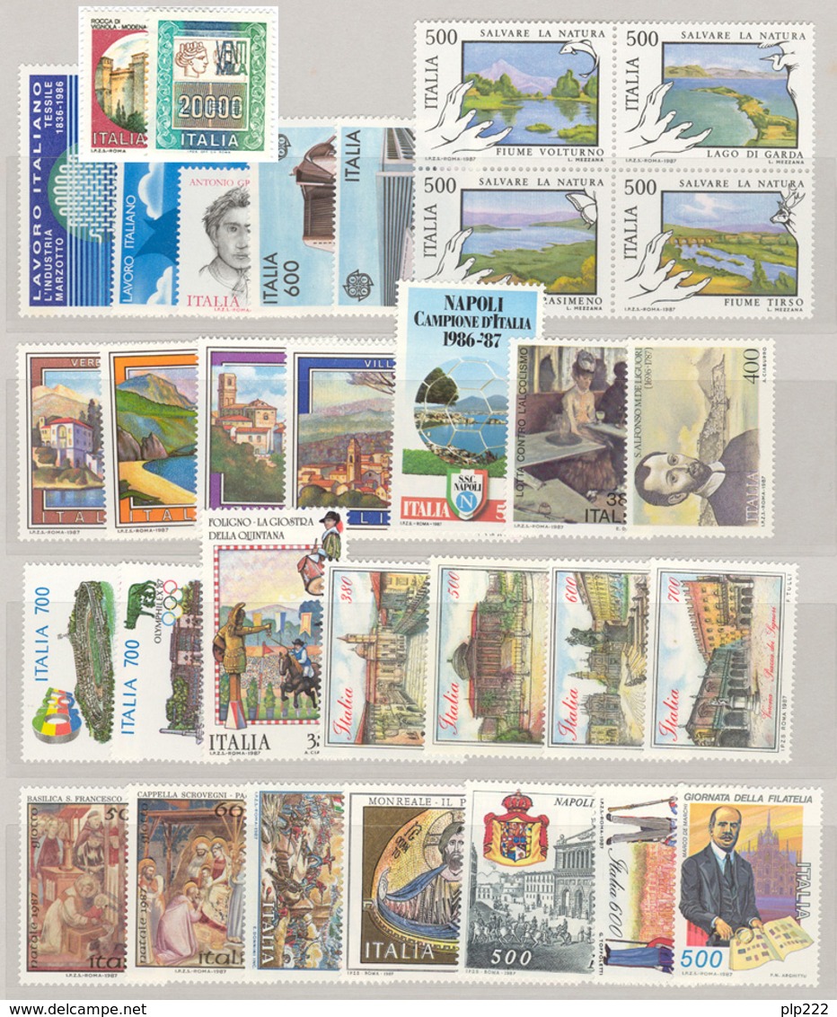 Italia Repubblica Collezione completa 1981/90  MNH/** VF