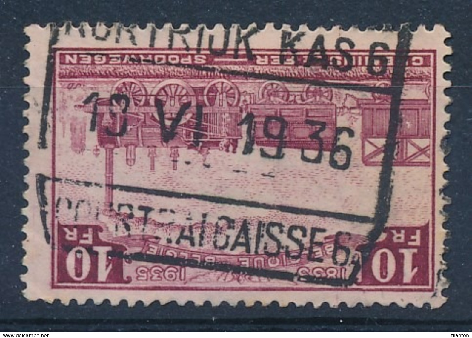 TR 196 - "KORTRIJK-KAS 6 - COURTRAI-CAISSE 6" - (ref. 29.223) - Andere & Zonder Classificatie