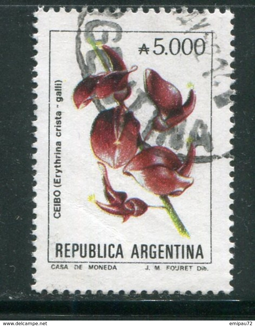 ARGENTINE- Y&T N°1715- Oblitéré (fleurs) - Usados