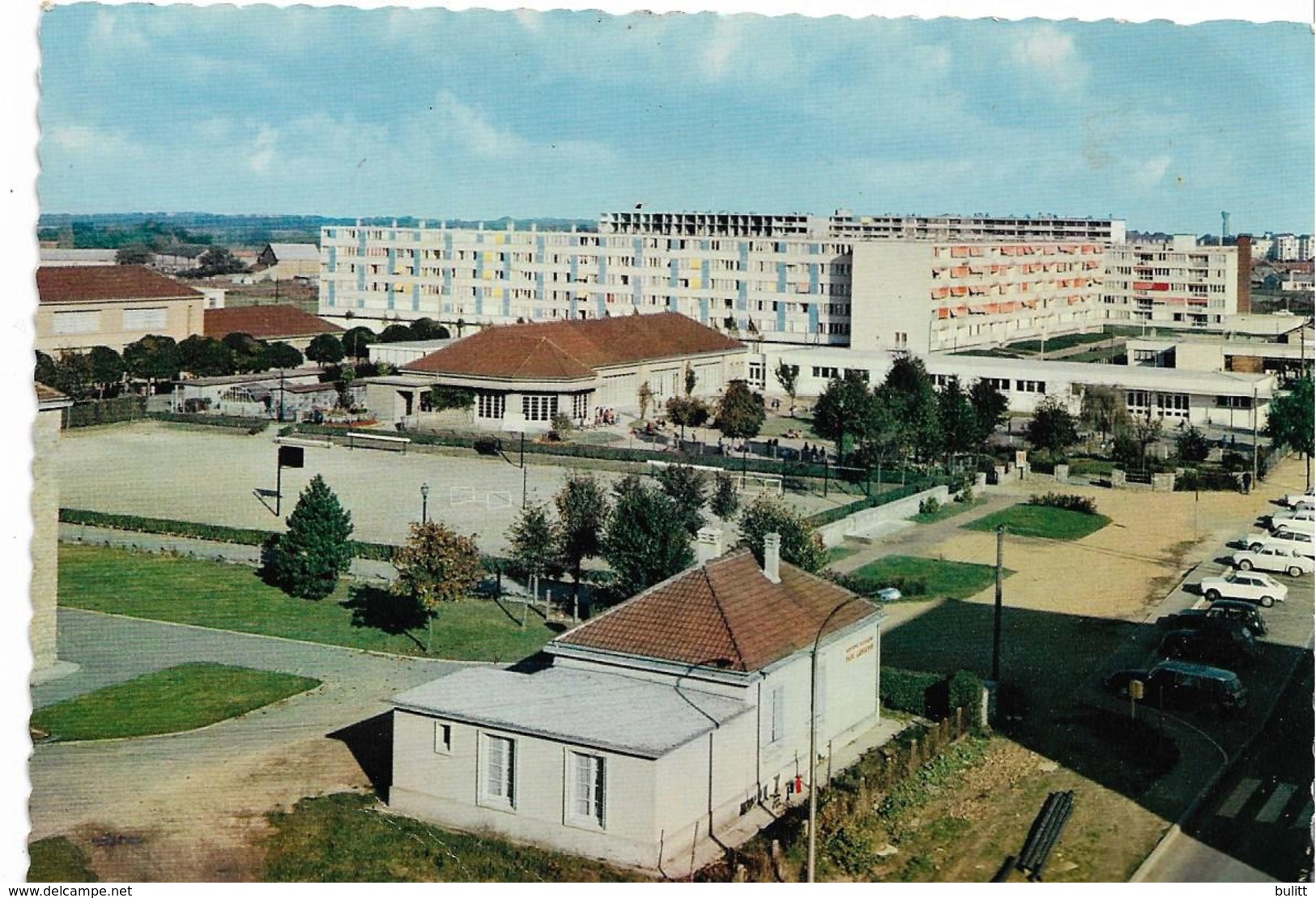 TRAPPES - Vue Aérienne - Groupe Scolaire - Voiture - Trappes