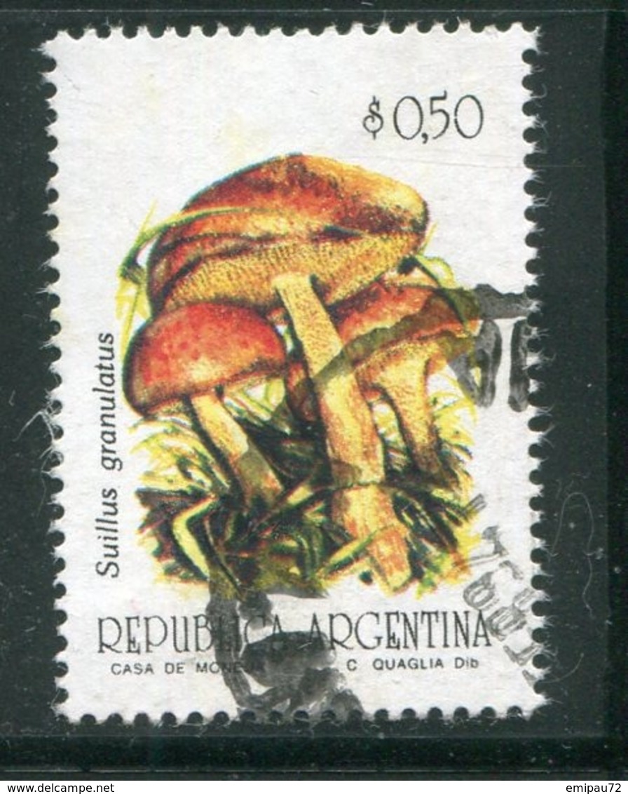 ARGENTINE- Y&T N°1824- Oblitéré (champignons) - Used Stamps