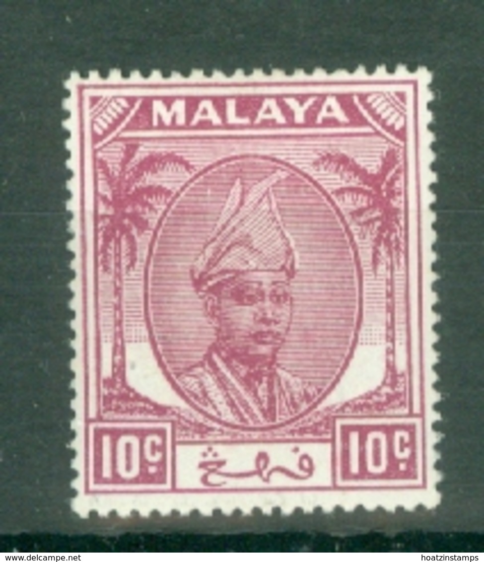 Malaya - Pahang: 1950/56   Sultan Abu Bakar    SG61     10c      MH - Pahang