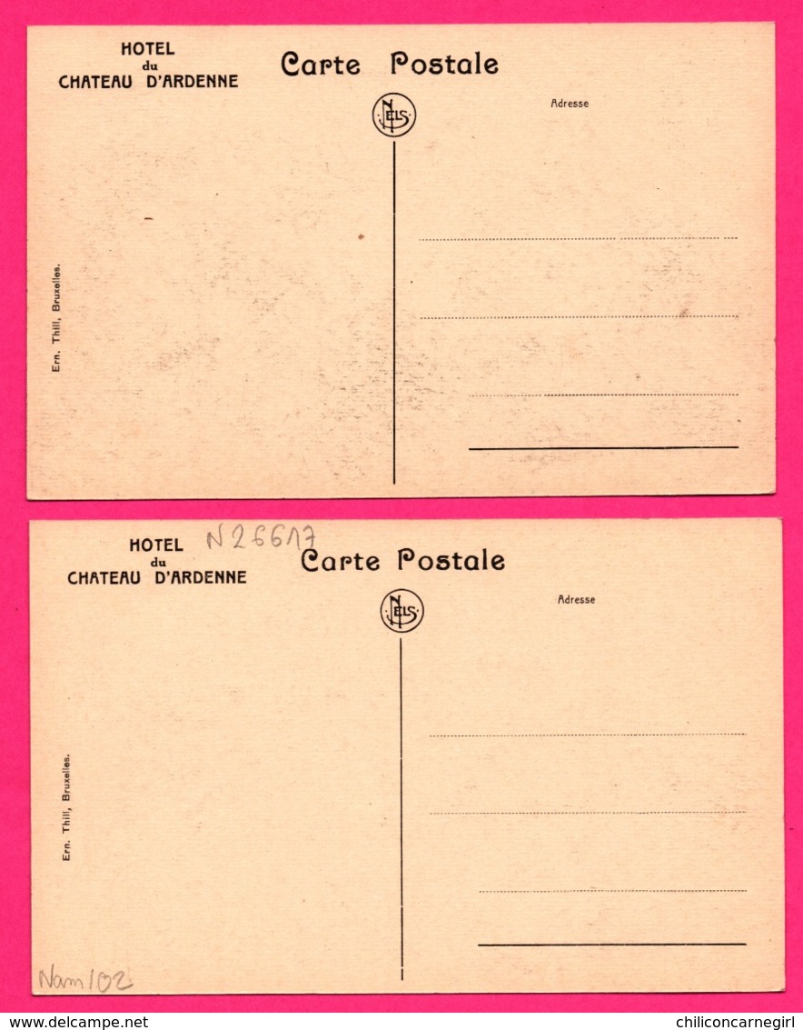 2 Cp - Houyet - Château Royal D'Ardenne - Façade Sud - Annexe - Hôtel De Grand Luxe - Edit. NELS Et THILL - Houyet