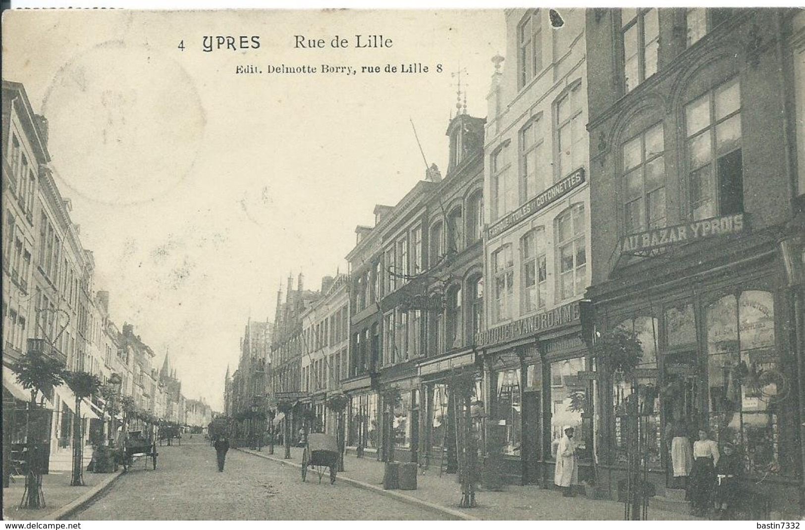 Ieper/Ypres,Rue De Lille 1911 - Ieper