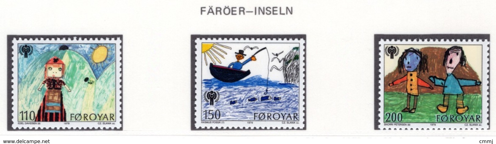 YEAR INTERN. OF CHILD - FAROER - Mi. Nr. 45/47 - NH - (6532-31.) - Isole Faroer