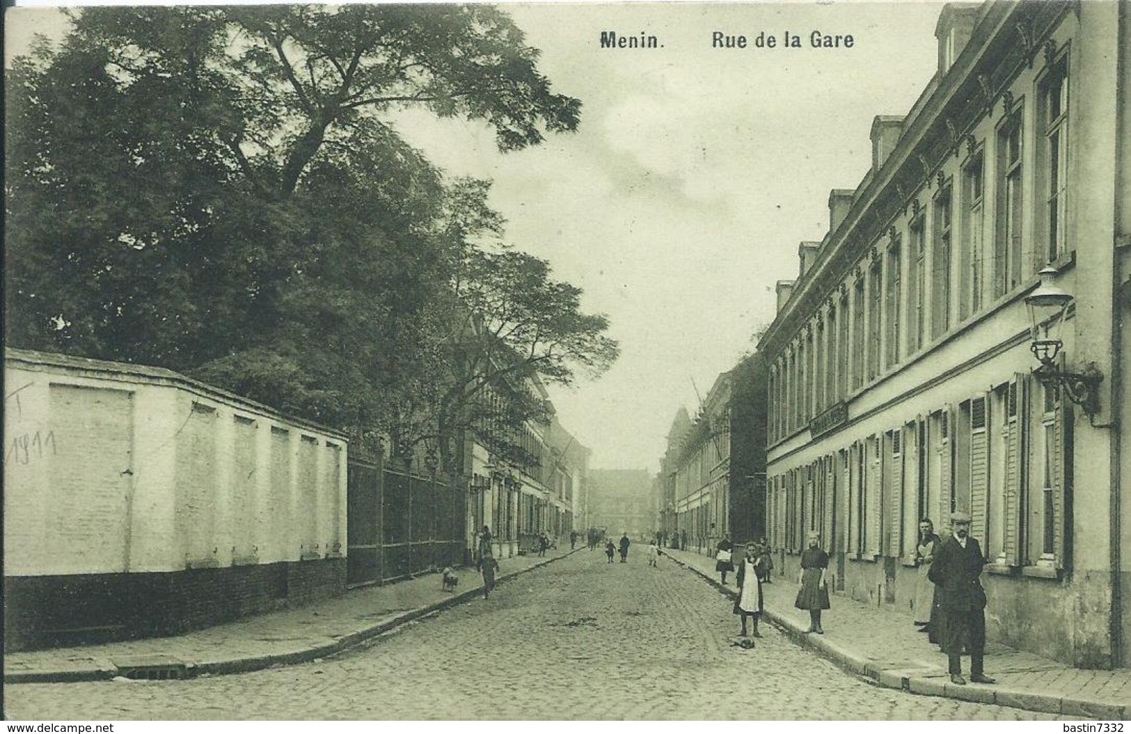 Menen/Menin,Rue De La Gare 1911 - Menen