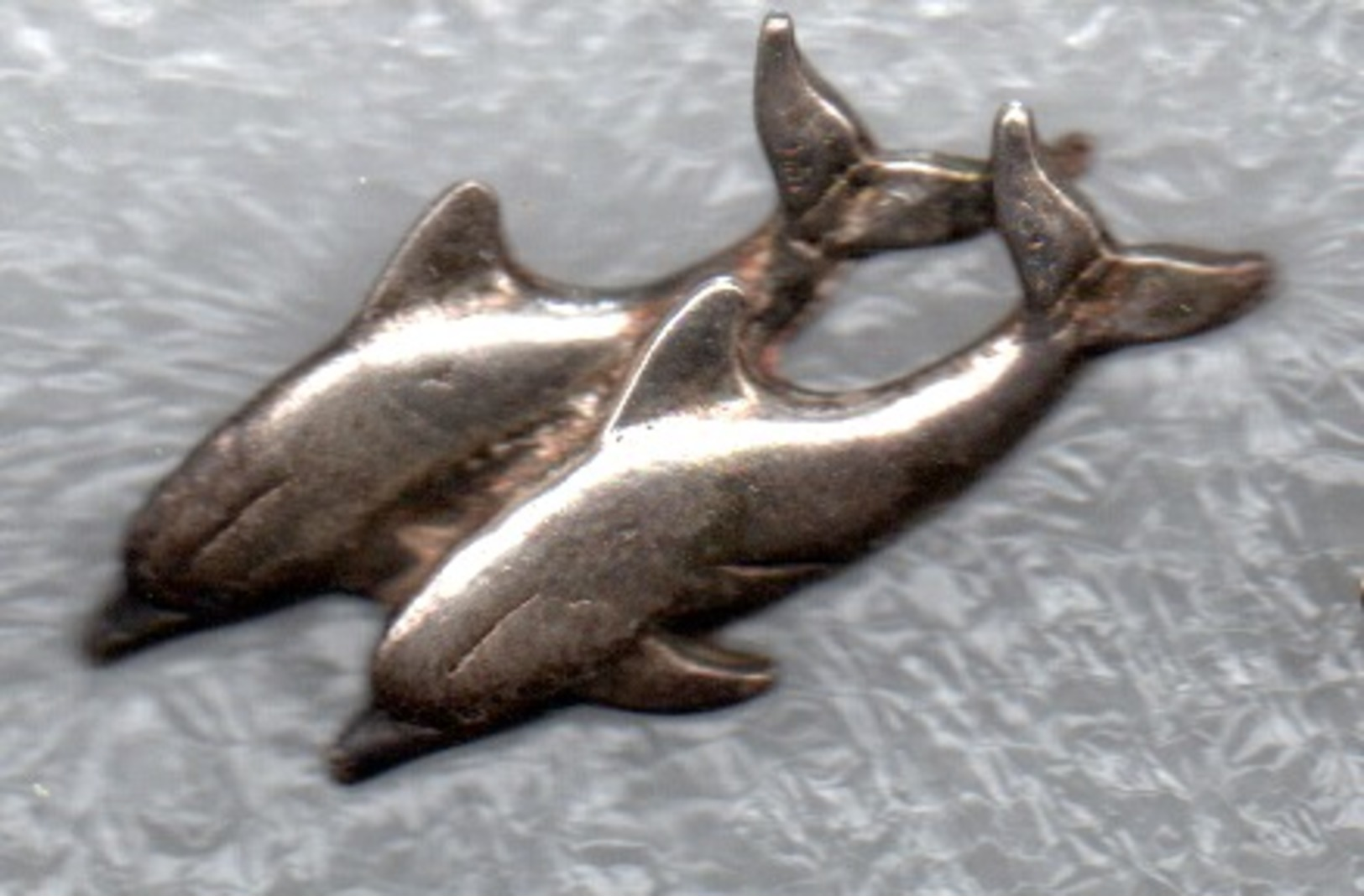 Pin's Pins Dauphin Dolphin Delphin 34mm Argent - Tiere