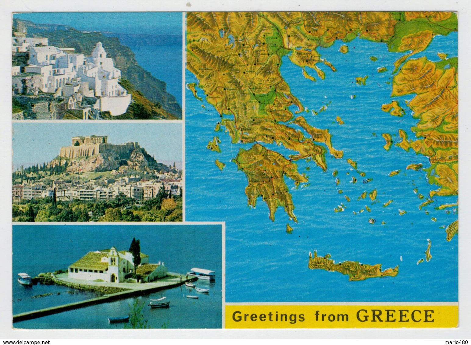 GREETINGS  FROM  GREECE    VIEWS    (NUOVA) - Grecia