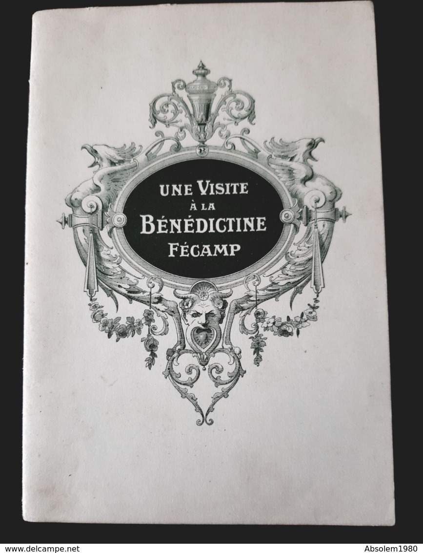 1929 LIVRET + INVITATION VISITE A LA BENEDICTINE FECAMP PHOTO DISTILLERIE ETIQUETAGE USINE ATELIER 76 NORMANDIE ALCOOL - Alcohols