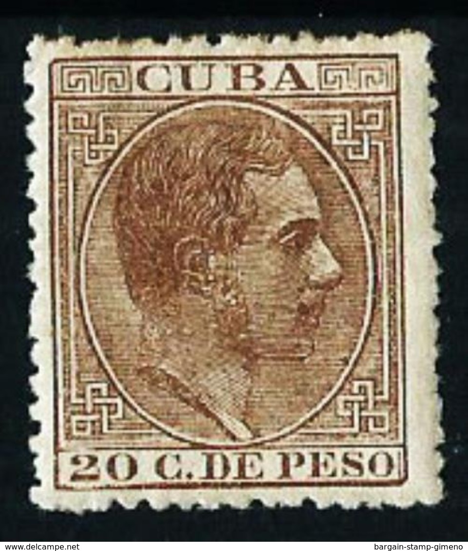 Cuba (España) Nº 73 Nuevo* Cat.175€ - Cuba (1874-1898)