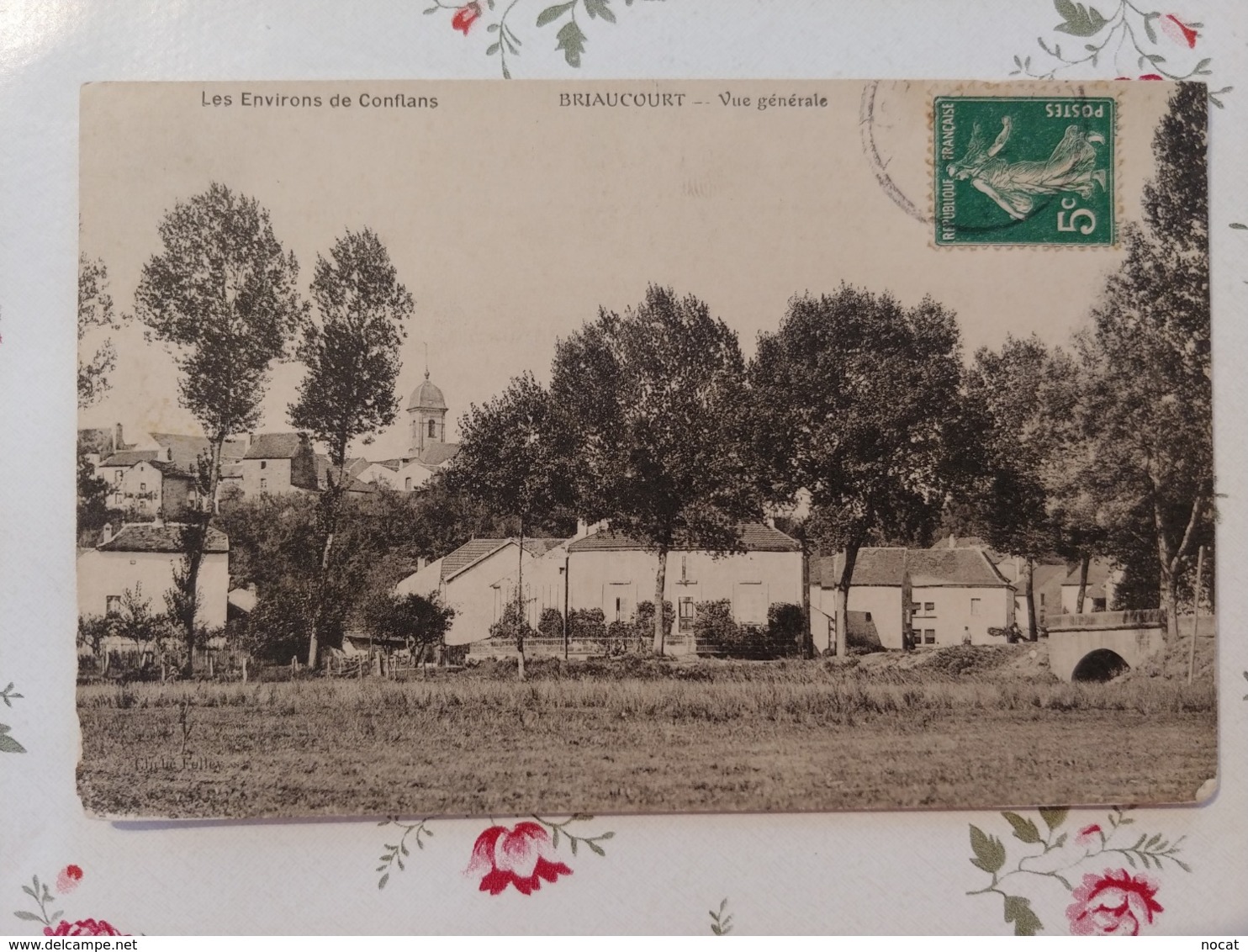 Les Environs De Conflans Briaucourt Cachet Poste Rurale E Haute Saône Franche Comté - Autres & Non Classés