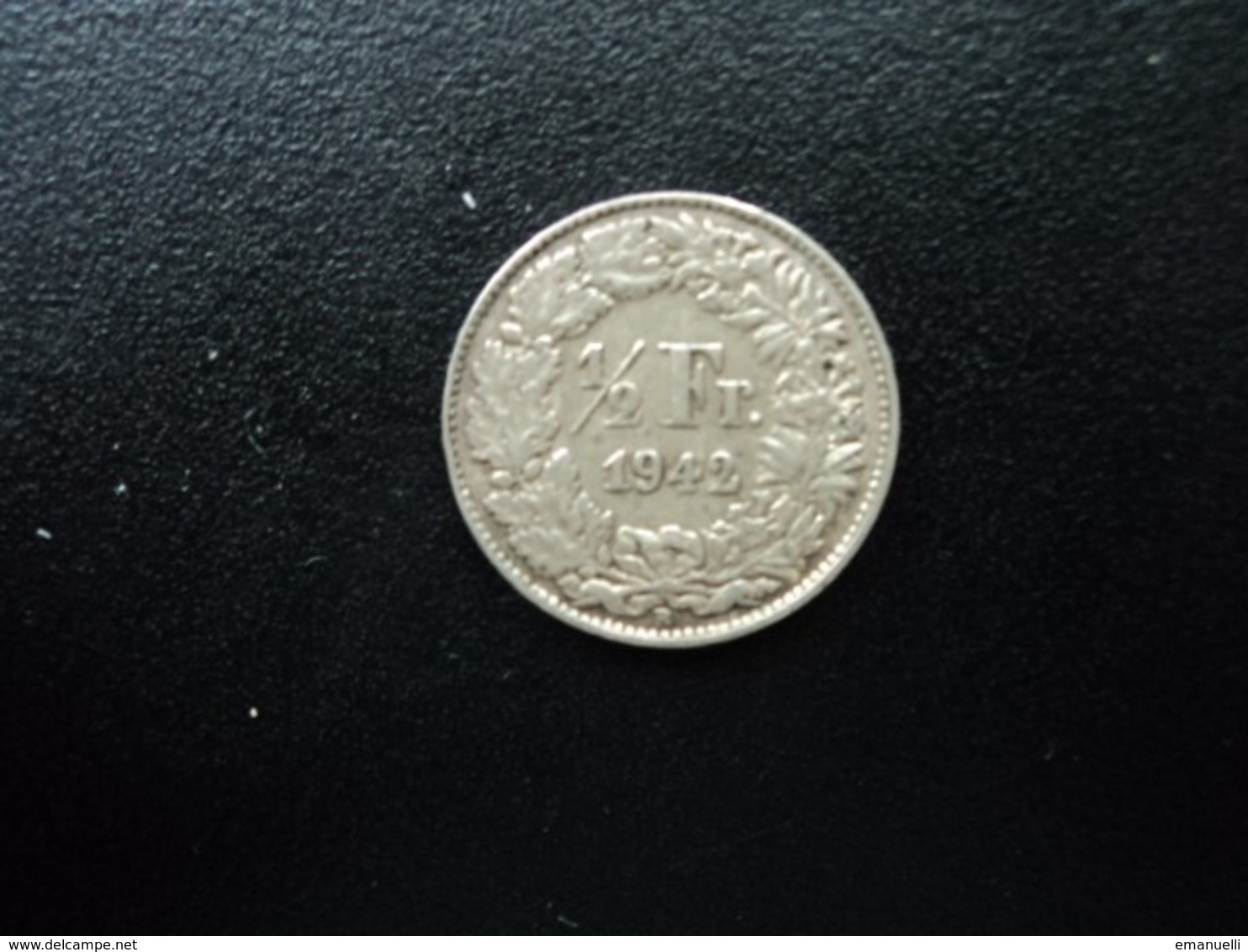 SUISSE : 1/2 FRANC   1942 B     KM 23     TTB - 1/2 Franken