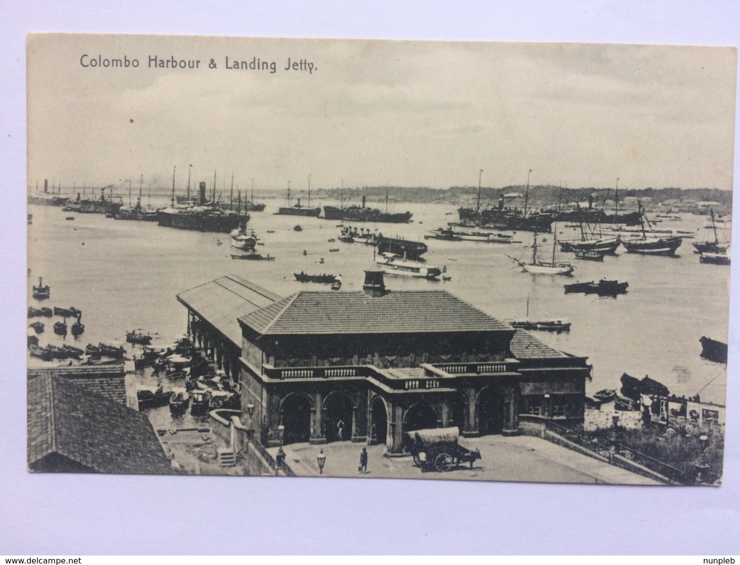 CEYLON - Colombo Harbour & Landing Jetty - Plate & Co. No. 2 - Sri Lanka (Ceylon)