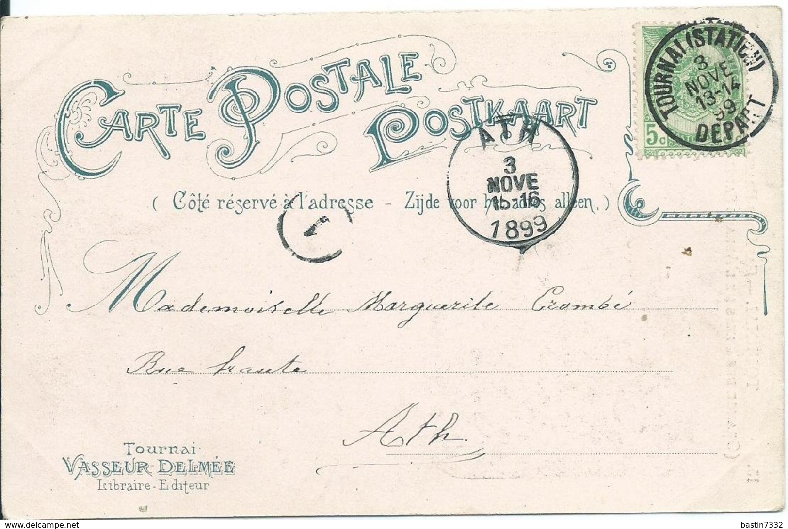 Doornik/Tournai,Café Des Brasseurs 1899 - Tournai