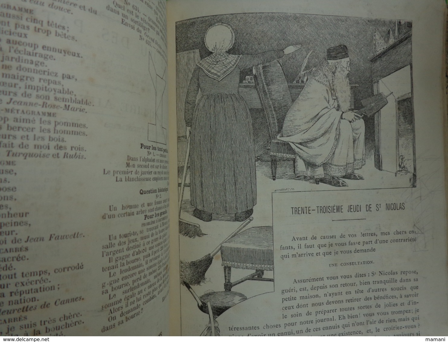 saint nicolas 1883 journal illustré pour garcons et filles -1,697 kg sans emballage