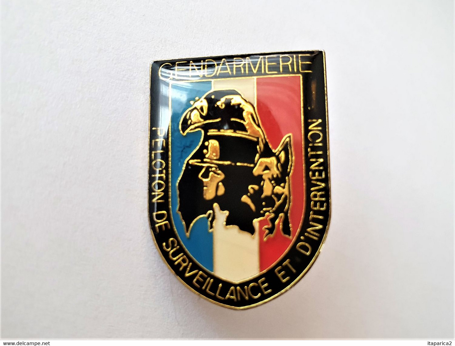 PINS GENDARMERIE PELOTON DE SURVEILLANCE ET D'INTERVENTION /  Base Doré   / 33NAT - Militaria