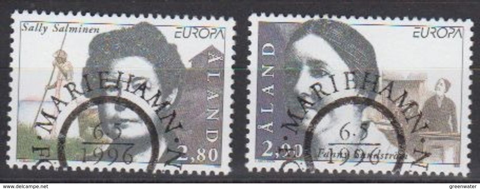 Europa Cept 1996 Aland 2v Used 1st Day (44914A) - 1996