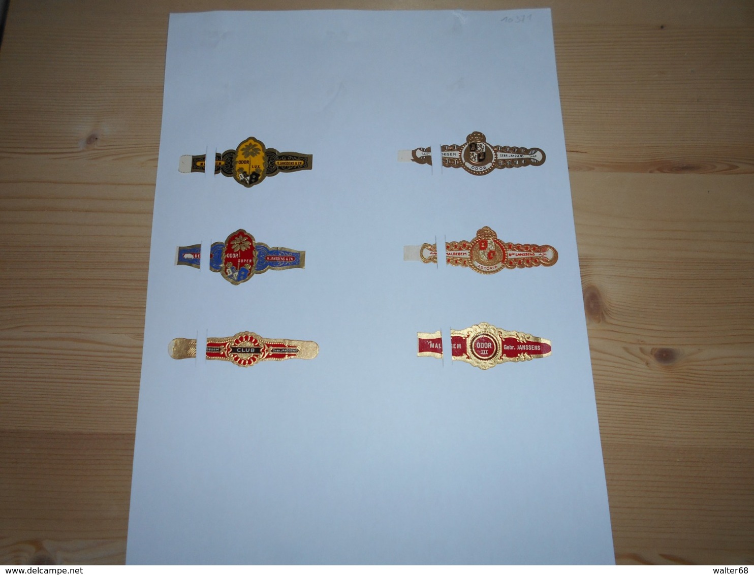 Fabrieksbanden Janssens 6 St - Cigar Bands